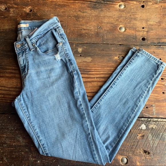Levi’s discontinued curvy skinny jeans sz 27 medium was mid rise like new - Picture 3 of 8
